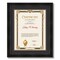 ArtToFrames 18x14 inch Diploma Frame - Framed with Black and Gold Mats, Comes with Regular Acrylic and Sawtooth Hanger for Wall Hanging (D-18x14)